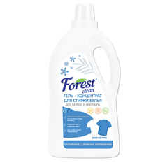 Гель для стирки белья "Зимнее утро" Forest clean, 1,5 л