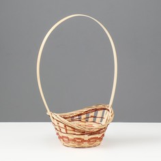 Корзина Ладья, 15*13*8 см, бамбук Арт Узор