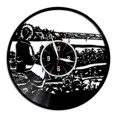 Часы из виниловой пластинки (c)VinylLab-Зеркало Тарковский