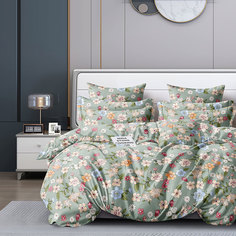 Комплект постельного белья КотБаюн сатин Флористика 1.5спальный 80219309 50х70