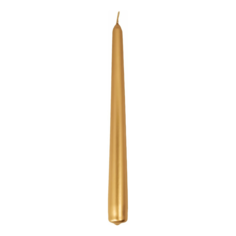 Свеча декоративная новогодняя коническая Mir Light 26 см No Brand