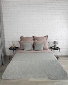 Покрывало 220x240 на кровать Массимо минераль Evrika Home