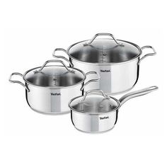 Набор кастрюль Tefal нержавеющая сталь 6 предметов