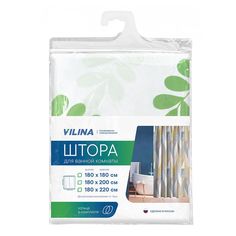 Штора для ванной Vilina Flora 180 x 180 см разноцветная Вилина