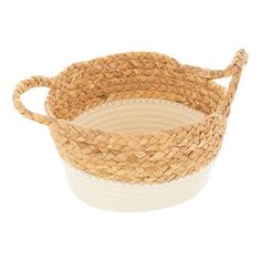 Корзина универсальная 12 х 16 х 20 см бело-бежевая No Brand
