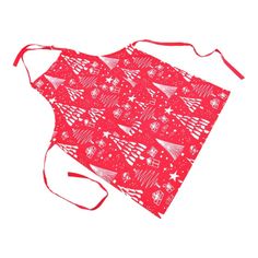 Фартук Mercury Textile Christmas 60 x 80 см хлопок красный
