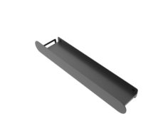 Полка для ванной комнаты Electriclight Hanna 50/10,5/6/1П,1 полка,черная