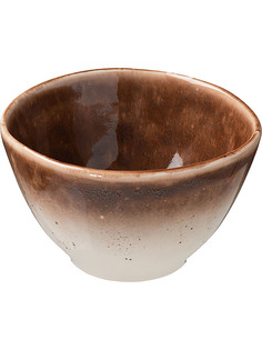 Салатник Борисовская Керамика Маррон Реативо фарфоровый 15 см