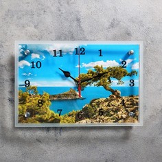 Часы-картина настенные Сюжет серия: Природа, "Крым, море", 20х30 см