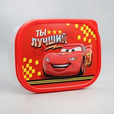 Ланч-бокс прямоугольный, 500 мл, Тачки "Ты лучший" Disney