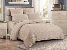 Постельное белье Cleo Candy Cotton 2 спальное с европростыней наволочки 50х70 и 70х70