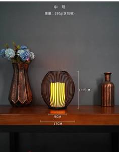 Подсвечник металлический черный No Brand