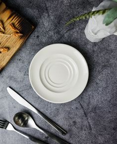 Тарелка под суповую чашку Porland Seasons White 16 cм, фарфор