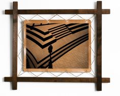 Картина BoomGift Абстракция натуральная кожа