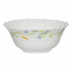 Салатник La Opala Morning Glory белый 12,5 см