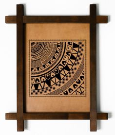 Картина BoomGift Абстракция натуральная кожа