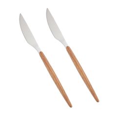 Нож столовый, 2 шт, сталь/пластик, коричневый, Oslo Kuchenland