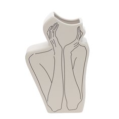 Ваза керамическая Remeco Collection, 14,5х6х23 см KSM-797701