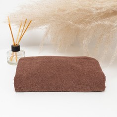 Полотенце махровое 30х30 см, коричневый, хлопок 100%, 360 г/м2 (5 шт) No Brand