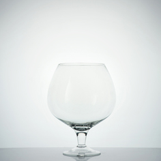 Стеклянная ваза бокал на ножке для декора интерьера Неман 6580 43229 1,8 л. Neman