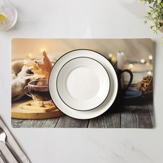 Салфетка сервировочная кухонная «Уют», 26x41 см No Brand