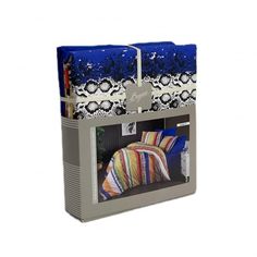 Постельное белье из ранфорса в ПВХ SAREV BAZAAR N307 LORITA V1-MAVI 50х70 (2шт) евро