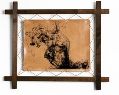 Картина BoomGift Абстракция натуральная кожа