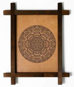 Картина BoomGift Абстракция натуральная кожа