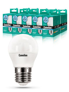 Набор из 10 светодиодных лампочек Camelion LED 5W 4500K E27 10-12030 Camelion