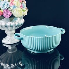 Салатник с ручками Lenardi 15см, фарфор