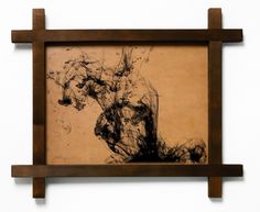 Картина BoomGift Абстракция натуральная кожа