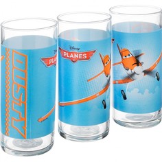 Набор стаканов Luminarc для воды Disney Planes 300 мл, 3 шт J0799