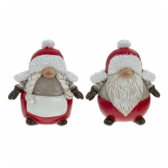 Фигурка новогодняя Remeco Collection Гном полимер-текстиль 5 х 4 х 6 см в ассортименте