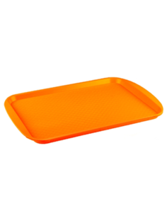 Поднос прямоугольный Restola пластиковый 45x35 см оранжевый