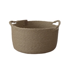 Корзина ECOstyle из джута круглая, для хранения 25х15см