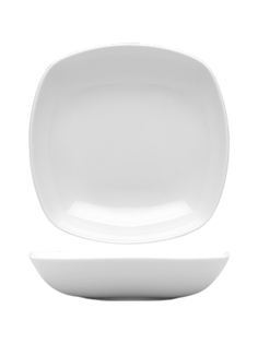 Тарелка глубокая Lubiana Sunrise фарфор 20,5x20,5 см белый