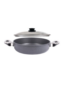 Сотейник BAF GIGANT Newline с крышкой d-32 см h-6,5 см 3,7 л с двумя ручками