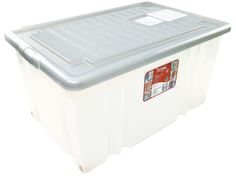 Ящик с крышкой для хранения Darel Plastiс ЯФ0156 56 л серый