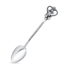 Ложка из серебра 925 пробы 585 Gold
