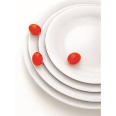 Тарелка Lubiana 250х250х25 мм, фарфор, белый