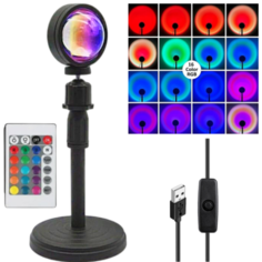 Декоративный светильник RGB для фото и видео контента