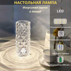 Лампа настольная светодиодная с аккумулятором FEDOTOV 1Вт 3000-6000К 21см