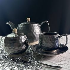 Чайный сервиз на 6 персон 14 предметов Lenardi Roca чайник, чашки, блюдца, сахарница