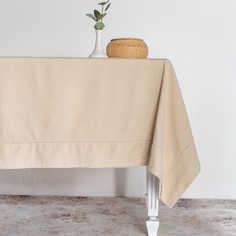 Скатерть столовая BELLEHOME Sand 150x240, хлопок,лен