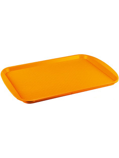 Поднос прямоугольный Restola пластиковый 42x30 см оранжевый