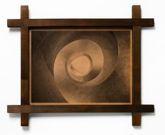 Картина BoomGift Абстракция натуральная кожа