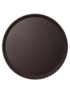 Поднос прорезиненный круглый Cambro Camtread стеклопластик 40,5 см коричневый