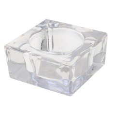 Подсвечник, стекло, 1 свеча, 720086 No Brand