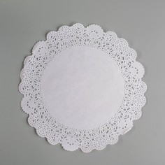 Салфетка для торта, 26 см (250 шт) No Brand