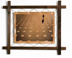 Картина BoomGift Абстракция натуральная кожа